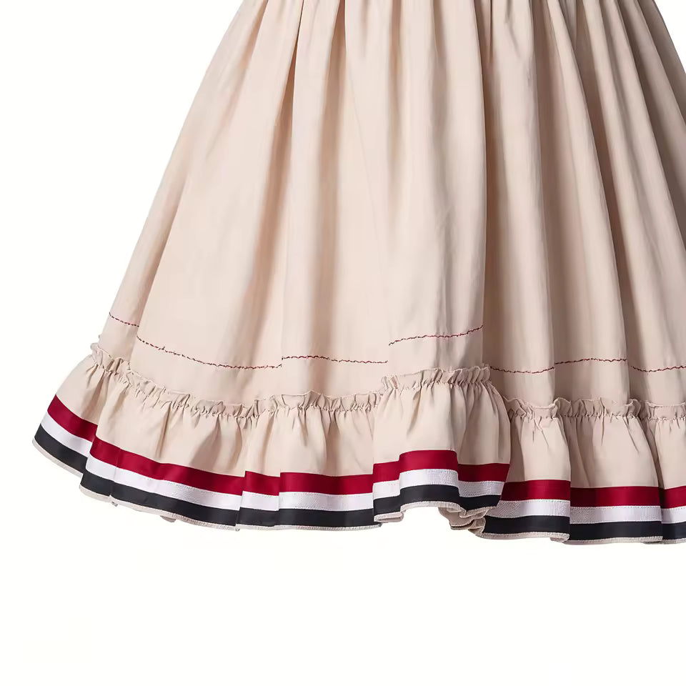 Costume de poupée Voodoo pour femmes, robe de poupée effrayante avec volants